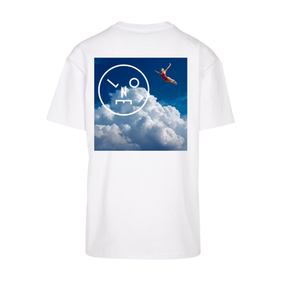 White Printed T-shirt Back