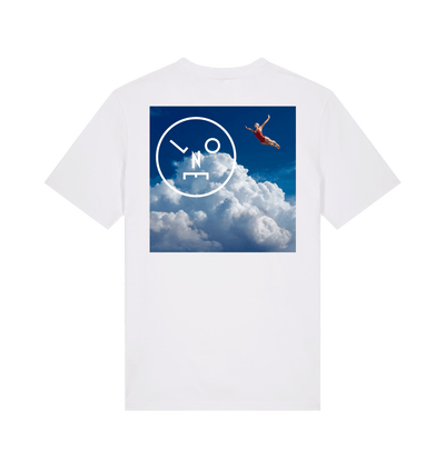 White Printed T-shirt Back