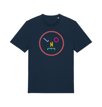 French Navy Printed T-shirt Front