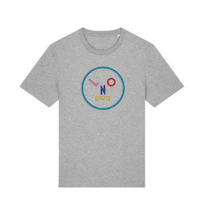 Heather Grey Printed T-shirt Front