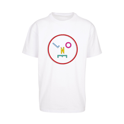 White Printed T-shirt Front