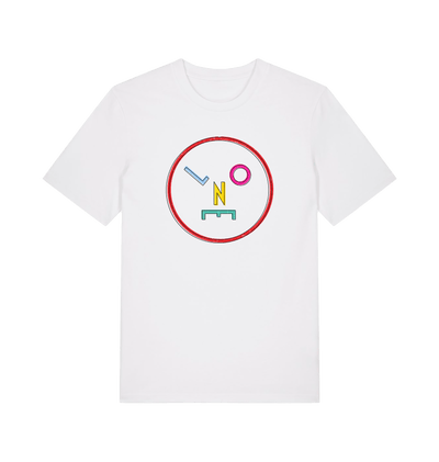 White Printed T-shirt Front