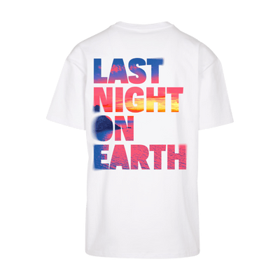 White Printed T-shirt Back