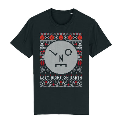 LNOE Christmas Knit Pattern Men's Organic T-Shirt-lnoearth