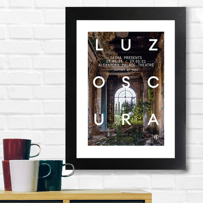 LUZoSCURA at Alexandra Palace, London A3 and A4 Prints (framed or unframed)-lnoearth